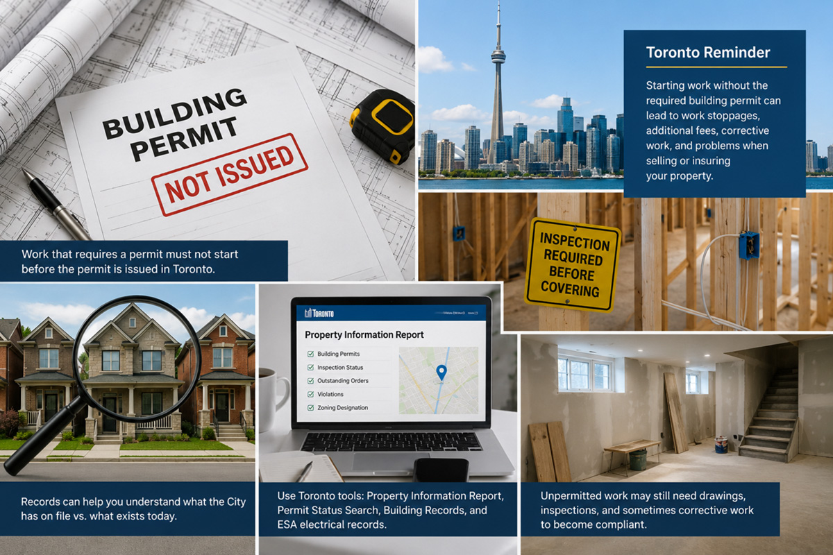 Renovation Done Without a Permit in Toronto? What Happens Next