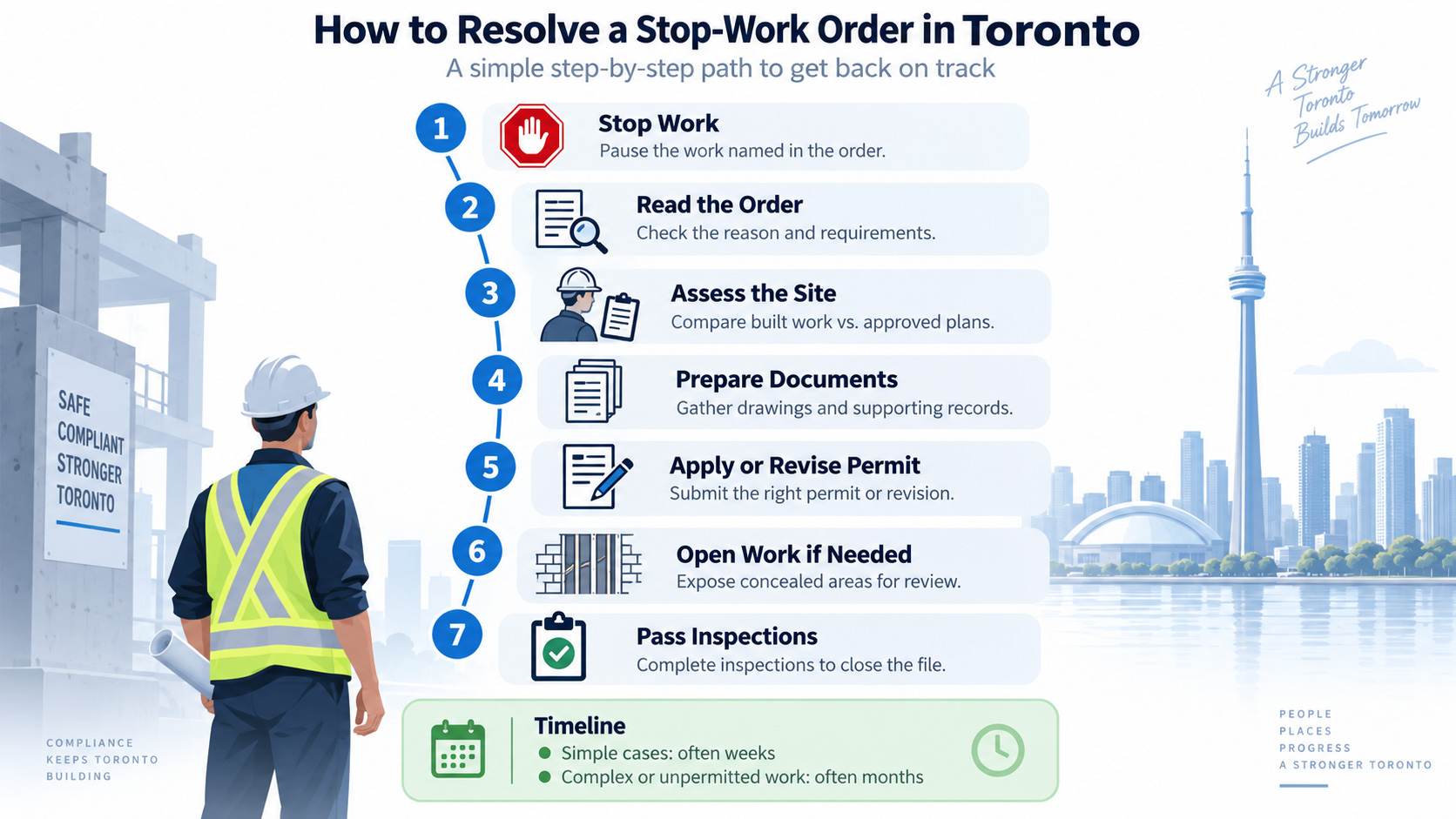 How to Resolve a Stop-Work Order in Toronto