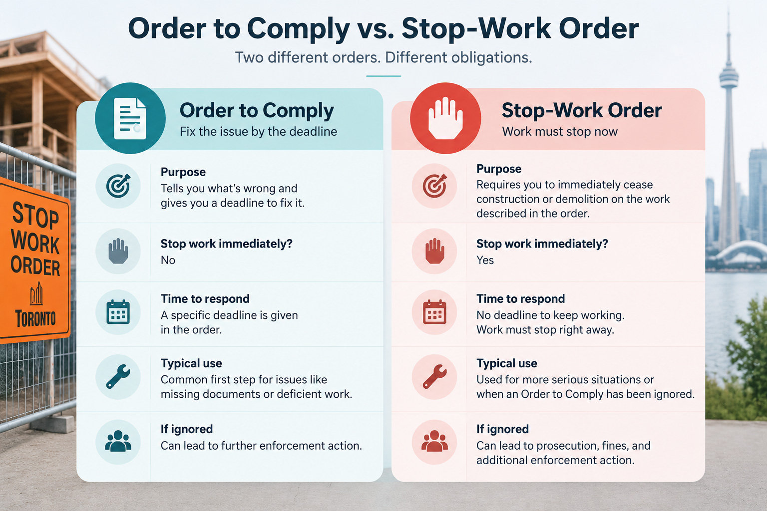 Toronto Stop-Work Order: How to Resolve It