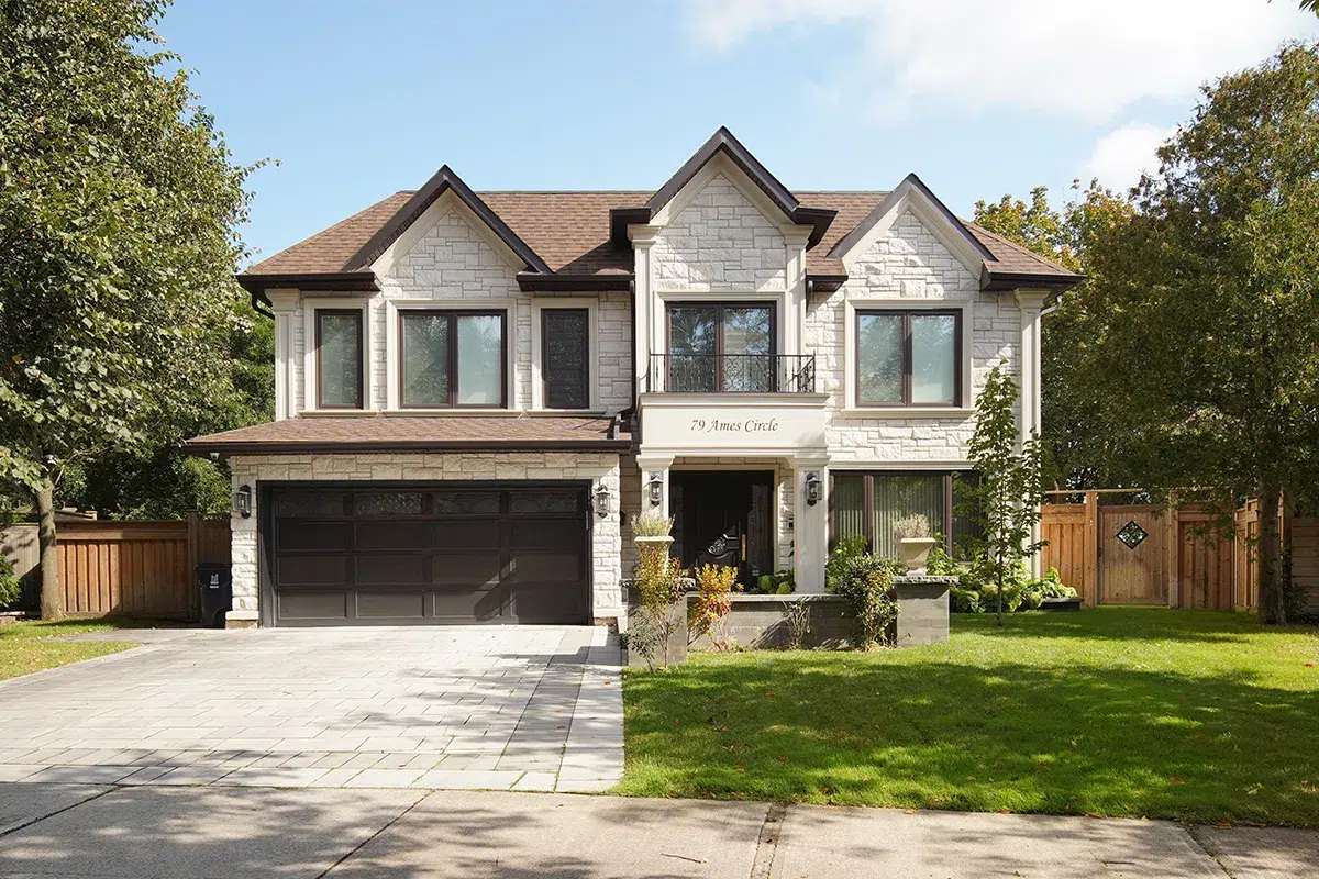 New custom house in Toronto, a House Stream project where how long a building permit takes depends on the zoning certificate and a complete application
